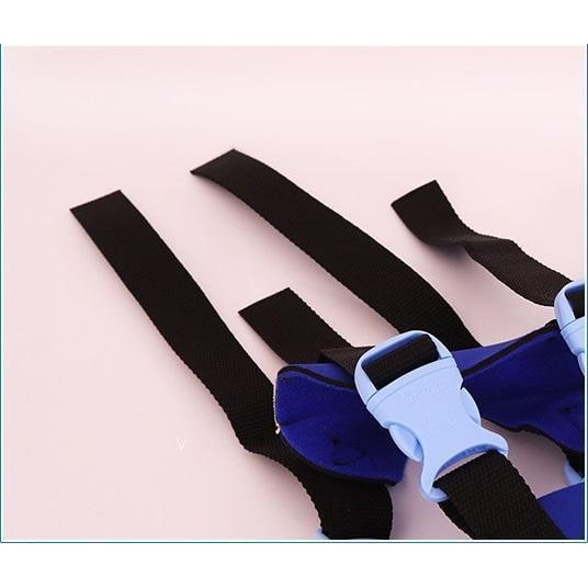 Blind dog halo harness with bumper ring
