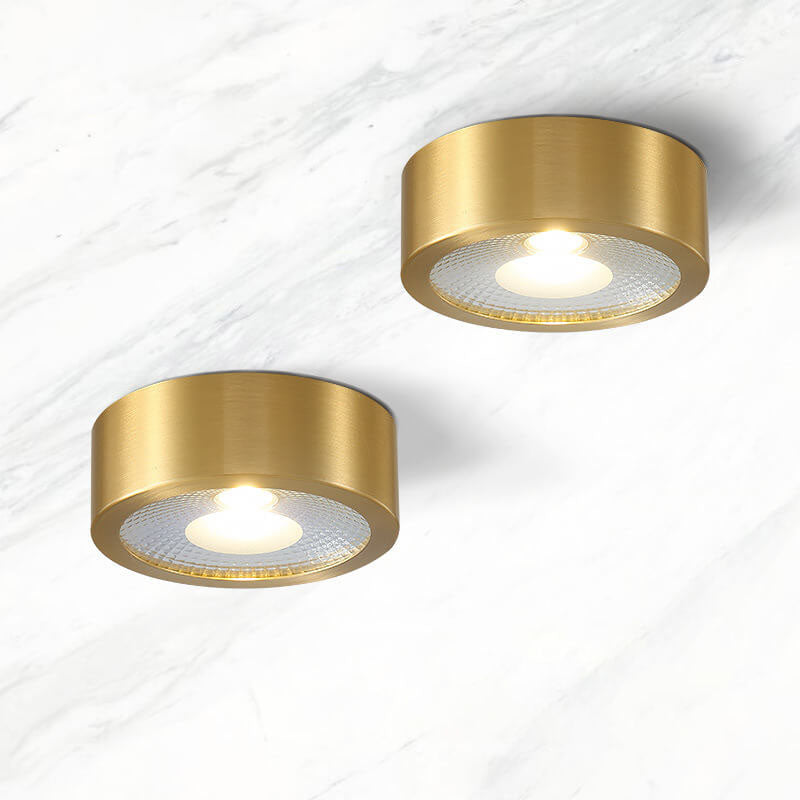 Brass surface LED downlight