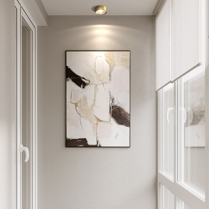 Brass surface LED downlight