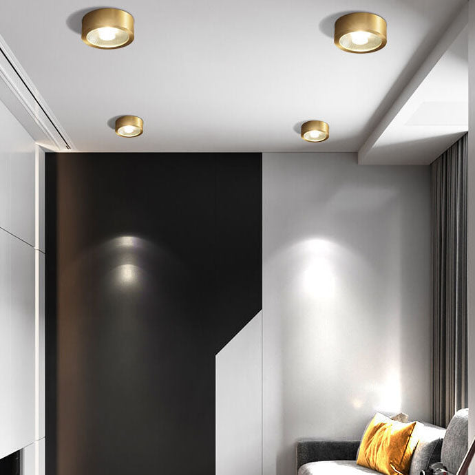 Brass surface LED downlight