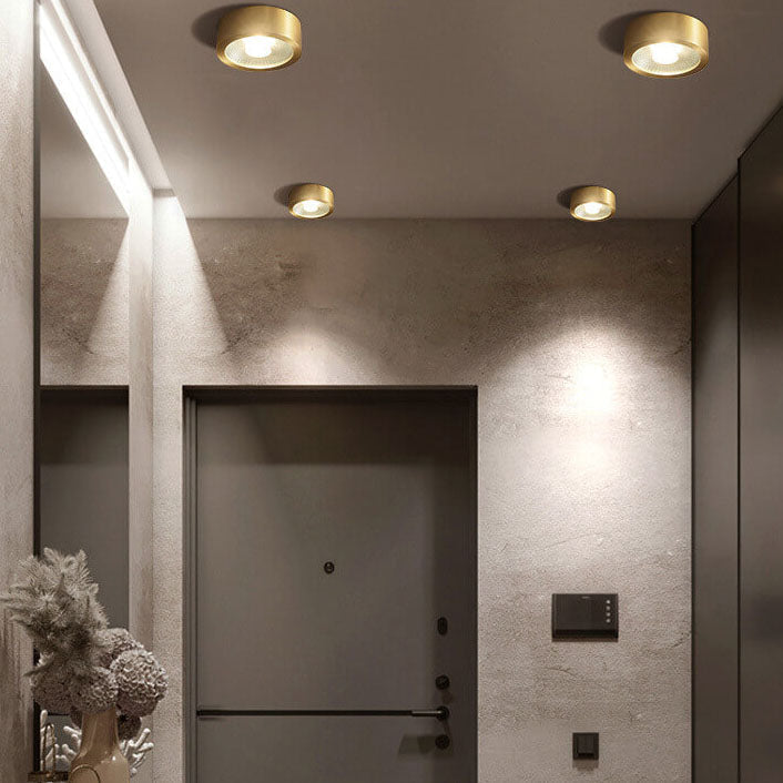 Brass surface LED downlight