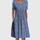 Women's Round-Neck Floral Summer Dress – image 4