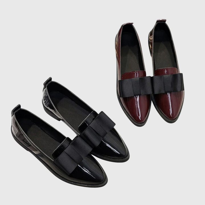 Women's Orthopaedic Bow Patent-Look Comfort Loafers – image 6