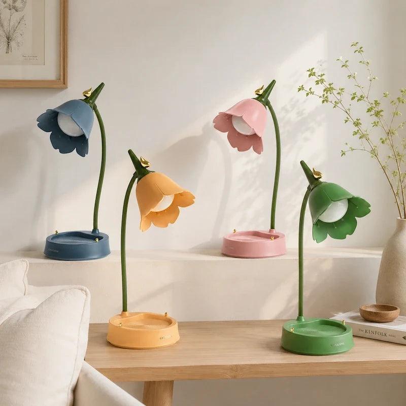 Petal Shade Flower Desk Lamp