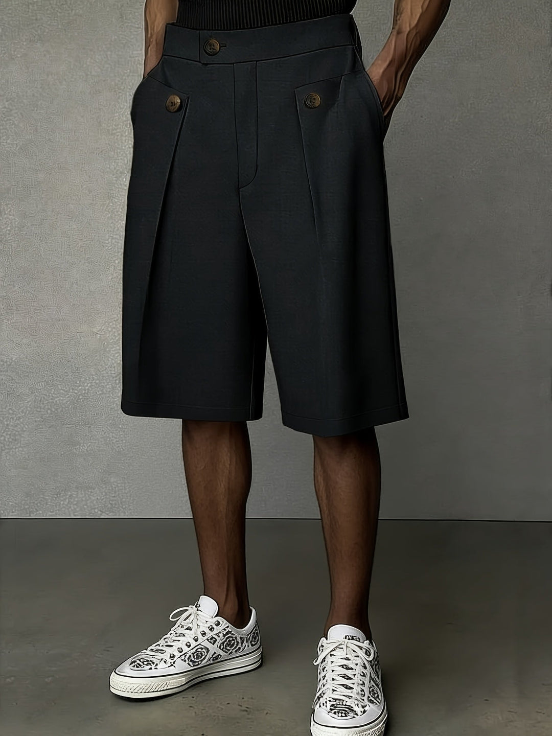 Men's Tailored Pleated Summer Shorts – image 9