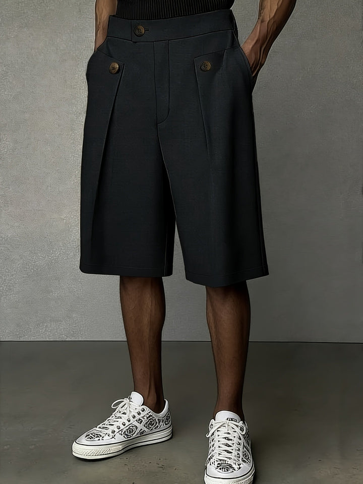Men's Tailored Pleated Summer Shorts – image 9