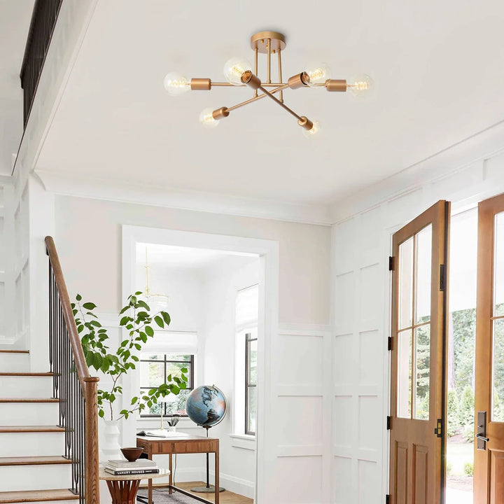 Enki Nordic Semi-recessed Ceiling Lamp