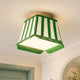 Celeste Memphis Striped Ceramic Flush Mount Ceiling Light