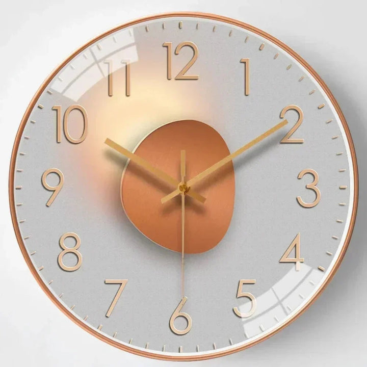 Celestial dial silent wall clock