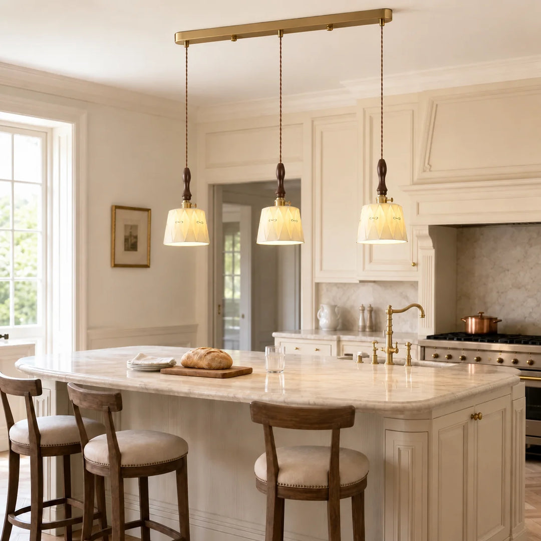 Ceramic Floral Pendant Light