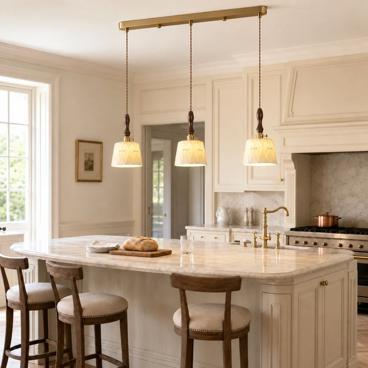 Ceramic Floral Pendant Light