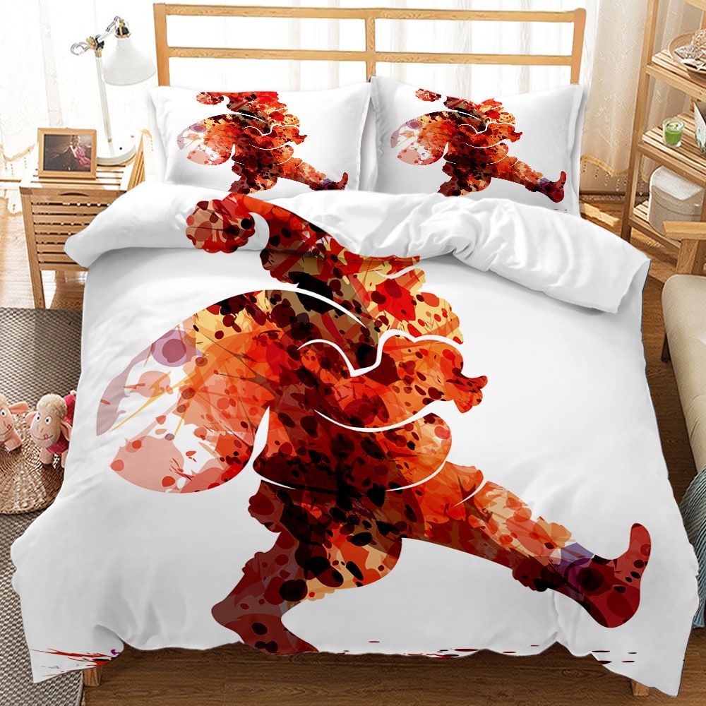 Christmas print duvet cover set