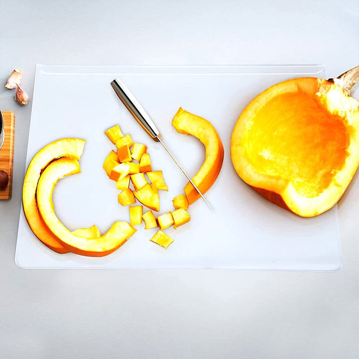 Clear acrylic chopping board