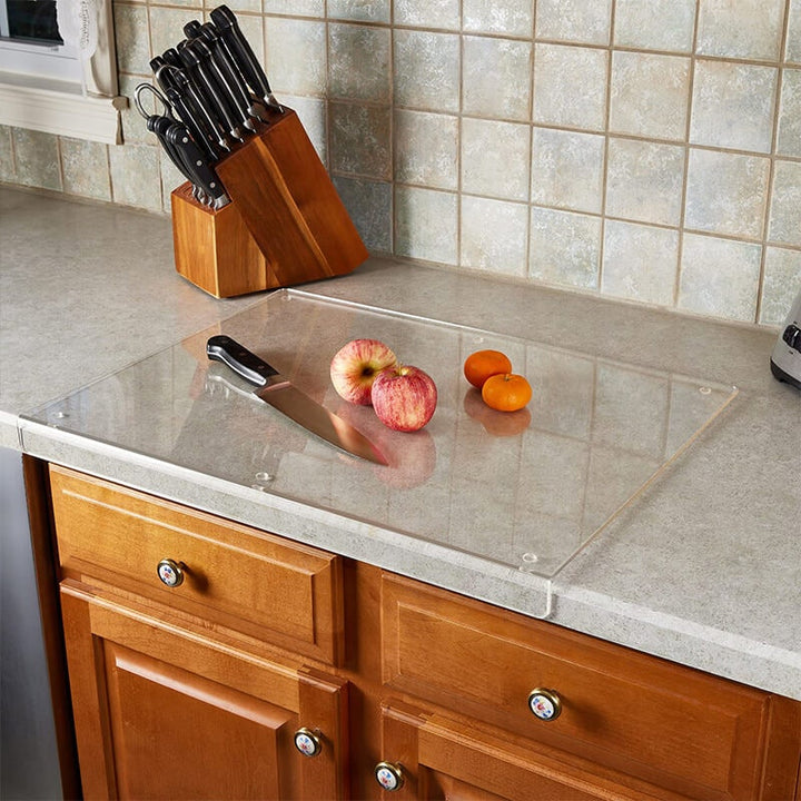 Clear acrylic chopping board