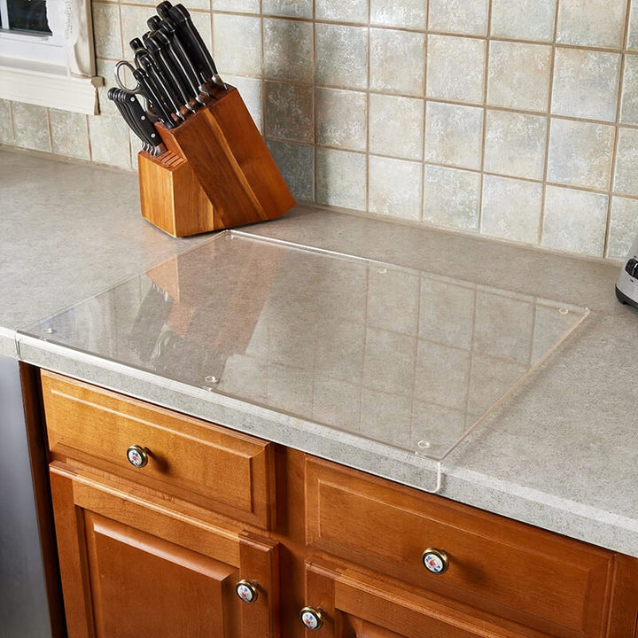 Clear acrylic chopping board