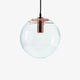 Clear Glass Globe Pendant Light