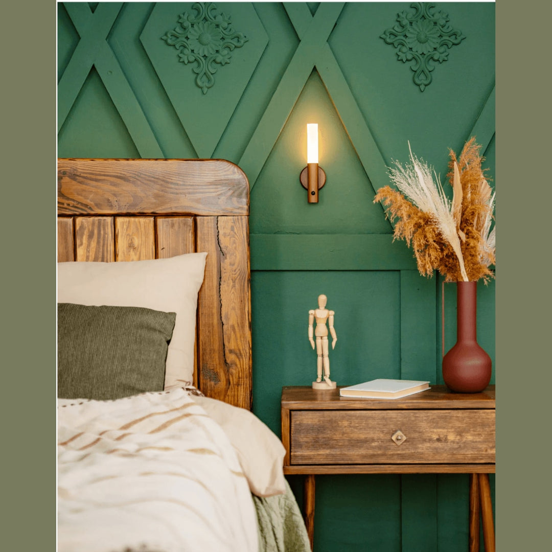 Rechargeable Wood Wall Light | Motion Sensor, Magnetic