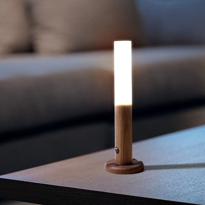 Rechargeable Wood Wall Light | Motion Sensor, Magnetic