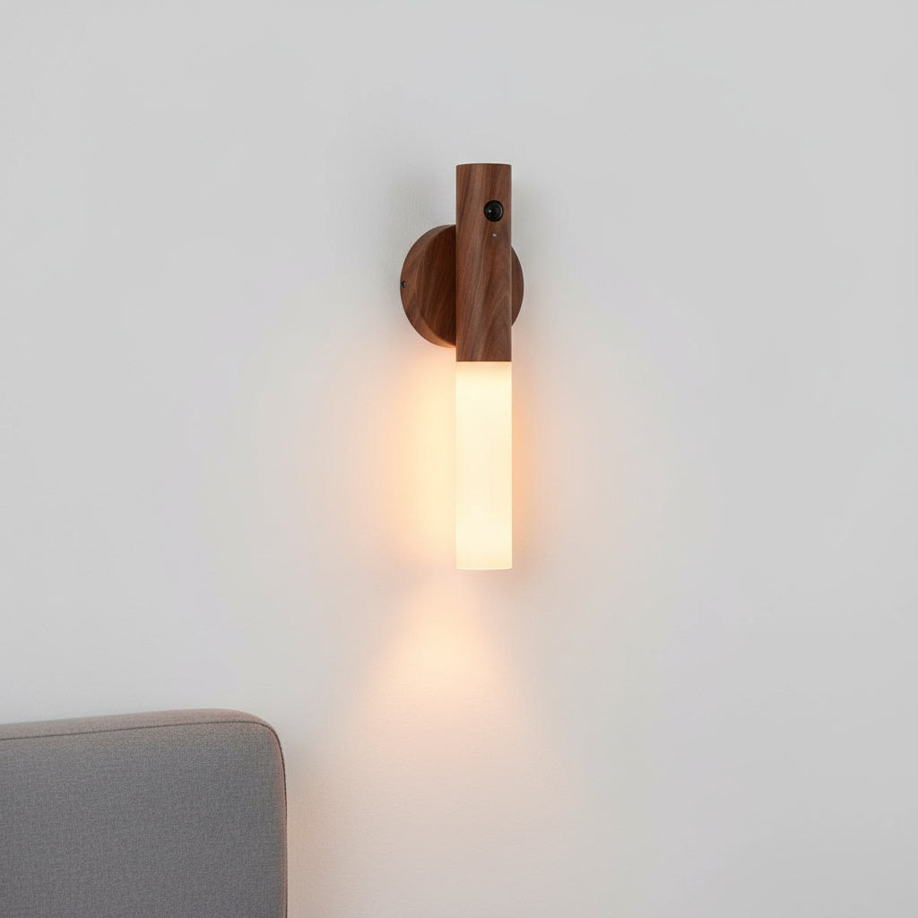 Rechargeable Wood Wall Light | Motion Sensor, Magnetic