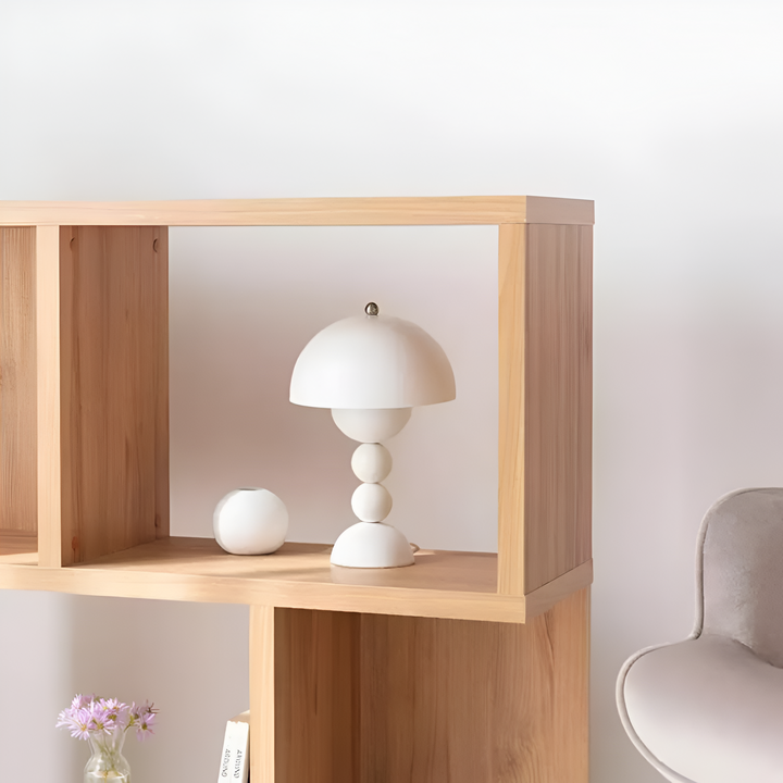 Cordless Table Lamp with Stacked Sphere Base