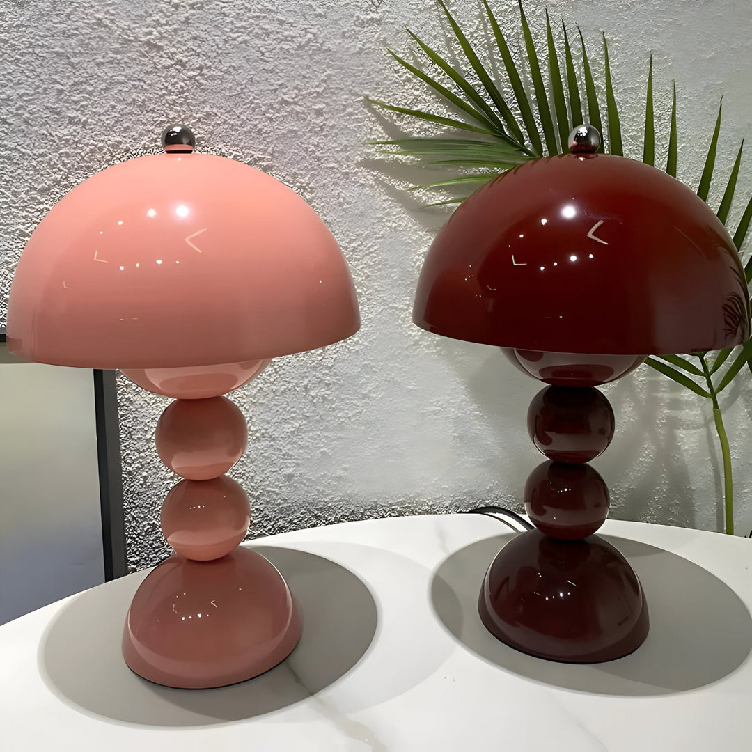 Cordless Table Lamp with Stacked Sphere Base