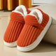 Corduroy sherpa slipper boots