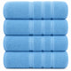 Set of 4 cotton terry bath sheets