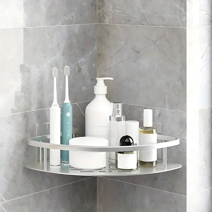 Curved Aluminium Shower Caddy
