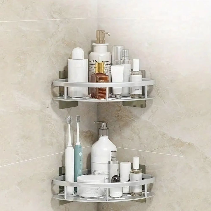 Curved Aluminium Shower Caddy