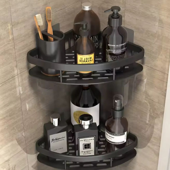 Curved Aluminium Shower Caddy