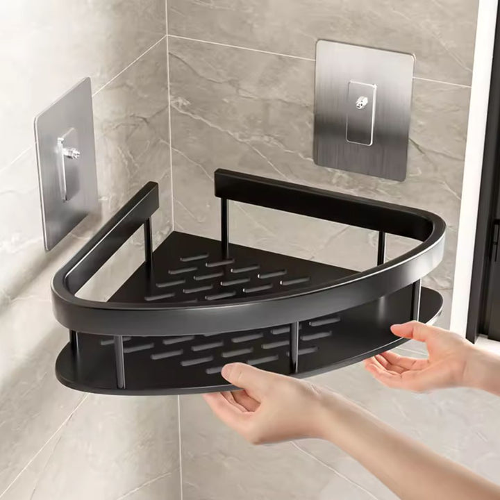 Curved Aluminium Shower Caddy