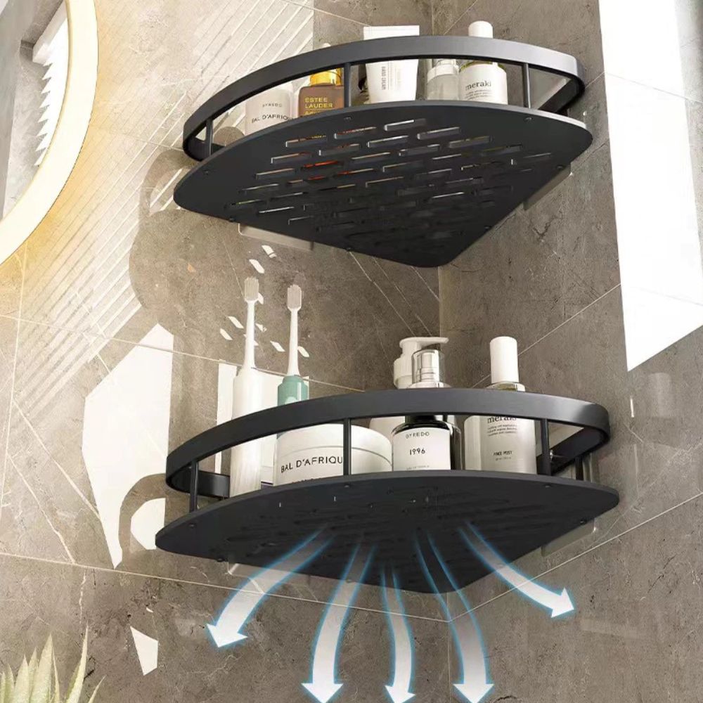Curved Aluminium Shower Caddy