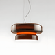 Curved Glass Pendant Light