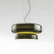 Curved Glass Pendant Light
