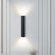 Cylinder up and down wall light
