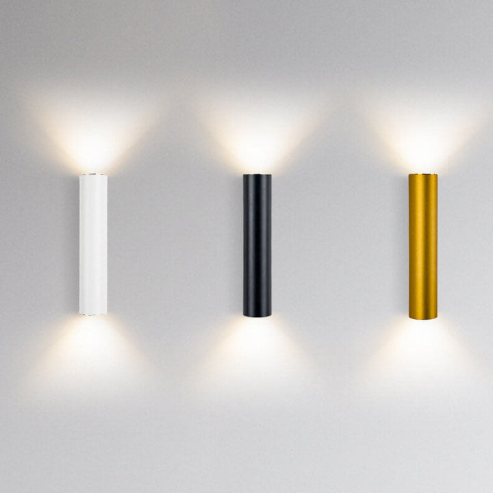 Cylinder up and down wall light