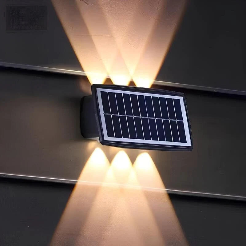 Solar Powered Vintage Bulb Wall Sconce