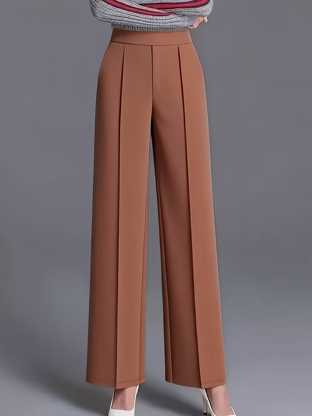 Women's High-Waisted Pocket Everyday Trousers – image 2
