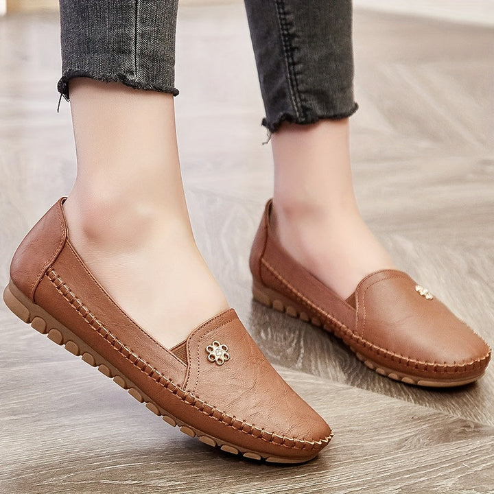 Women's Perforated Slip-On Comfort Loafers – image 10