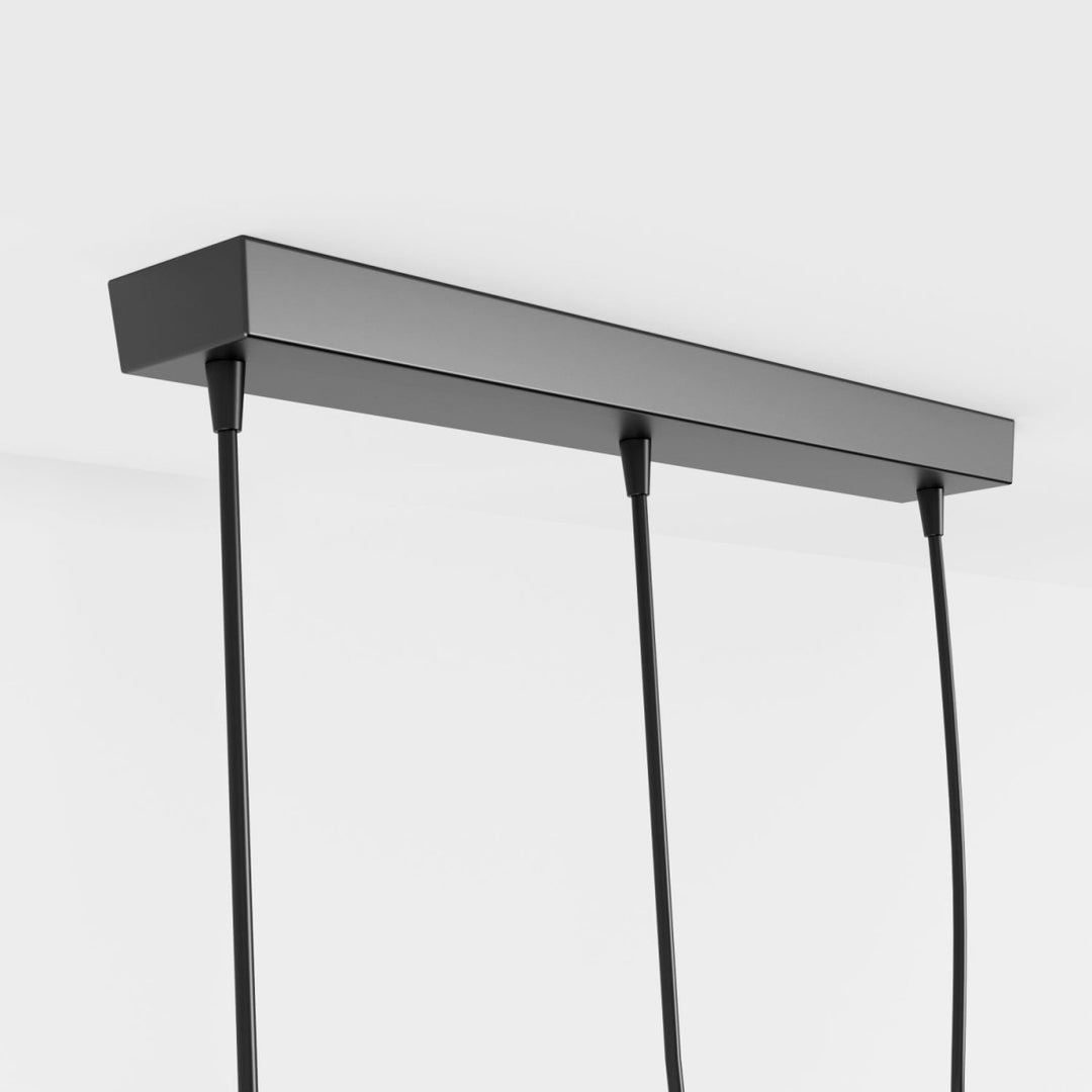 Climbing Figure Pendant Light | Black Wrought Iron, 1 or 3 Lights