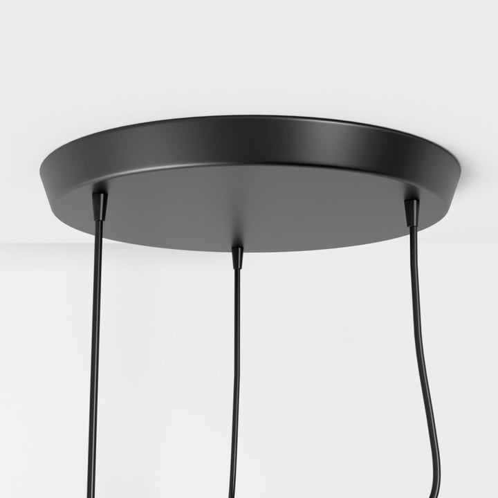 Climbing Figure Pendant Light | Black Wrought Iron, 1 or 3 Lights