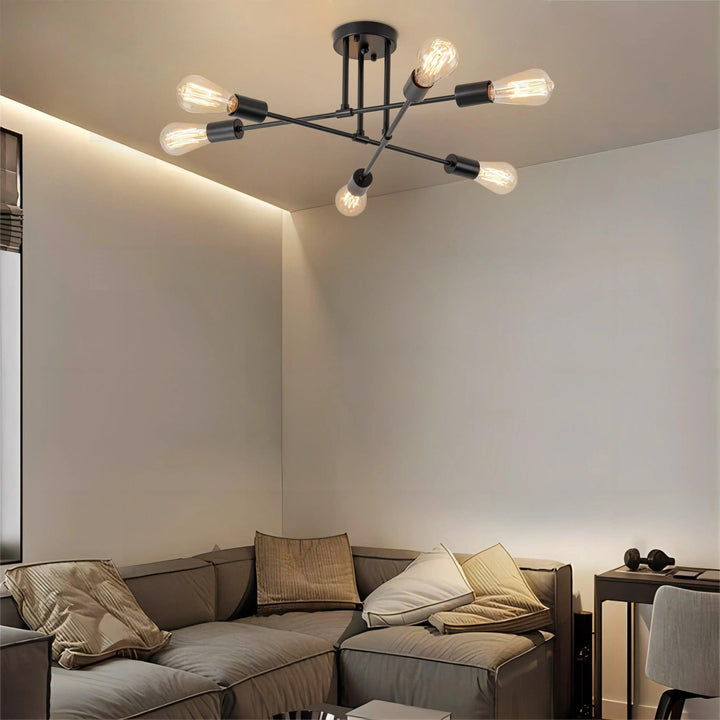 Enki Nordic Semi-recessed Ceiling Lamp
