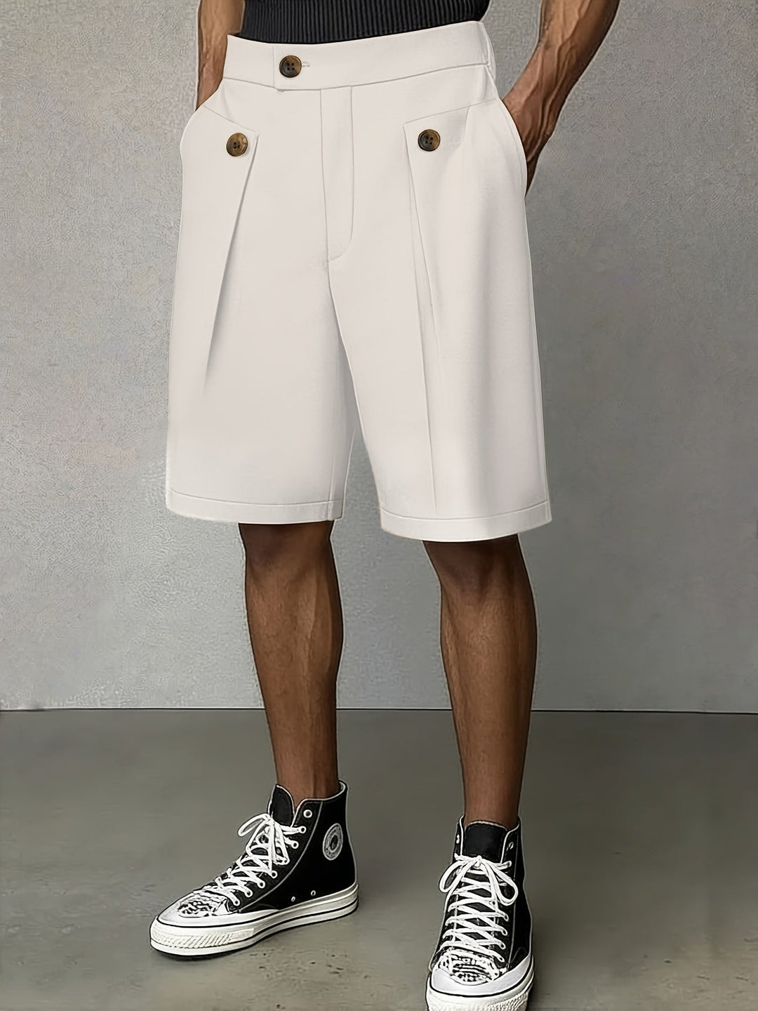 Men's Tailored Pleated Summer Shorts – image 7