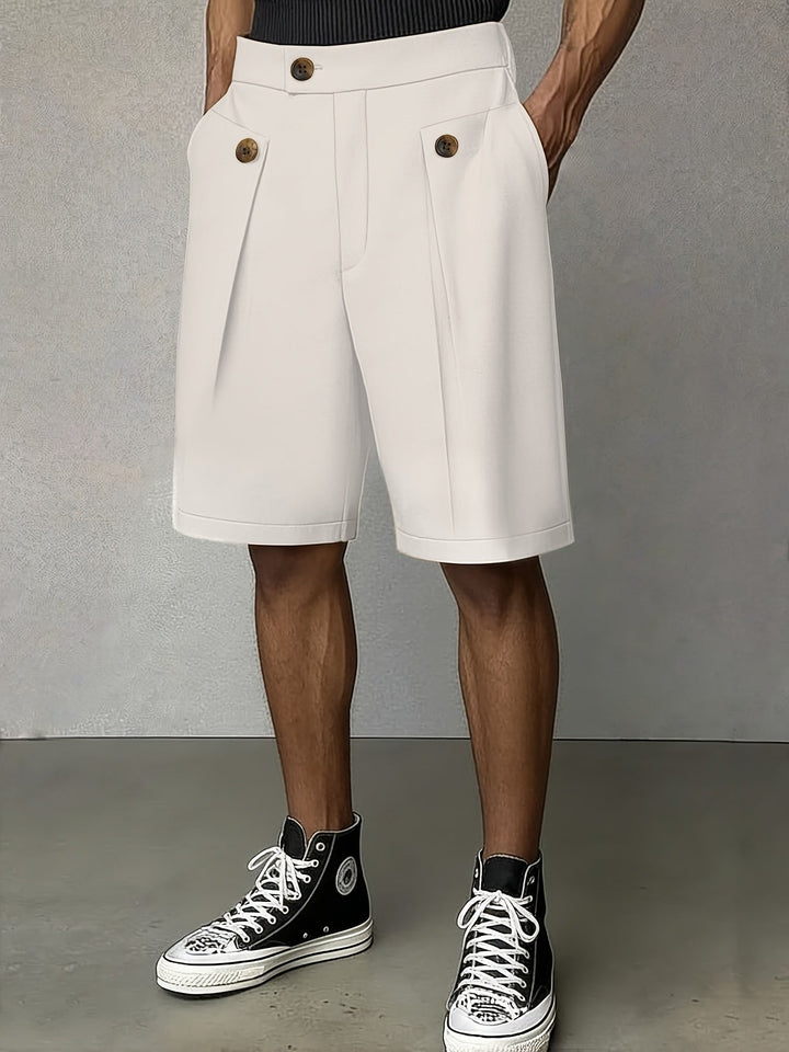 Men's Tailored Pleated Summer Shorts – image 7