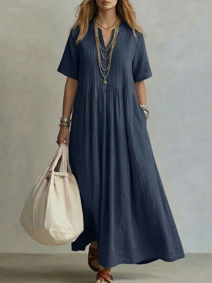 Women's Pleated Summer Dress – image 5
