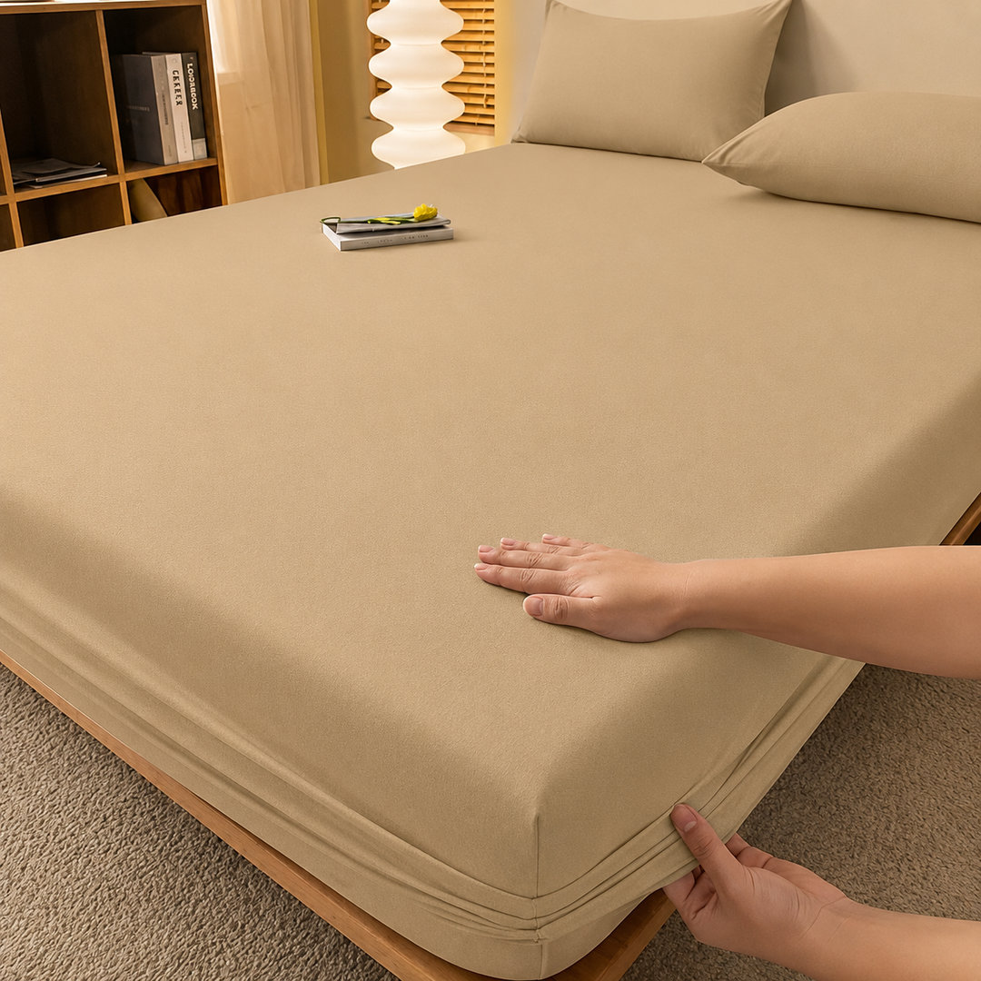 Deep fitted sheet