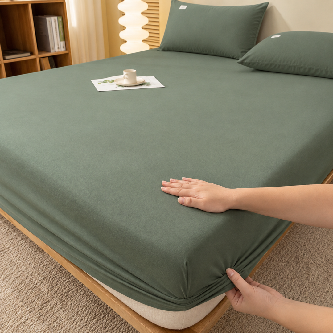 Deep fitted sheet