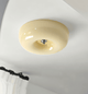 Donut glass ceiling light