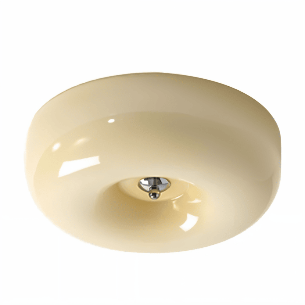 Donut glass ceiling light