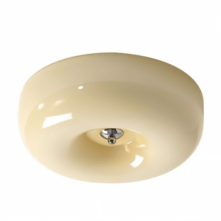 Donut glass ceiling light
